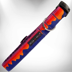 Mountain Dog Collars (Color: Purple Mountain, size: Xl 1.5" Wide Fits 18-28" Neck)