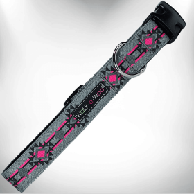Southwestern Collars (Color: Pow Wow Pink, size: Xs 5/8" Width Fits 8-12" Neck)