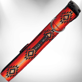 Southwestern Collars (Color: Sky Fire, size: Xs 5/8" Width Fits 8-12" Neck)