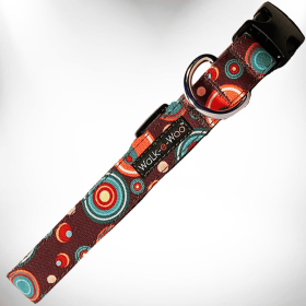 Martini Dog Collars (Color: Chocolate, size: Xs 5/8" Width Fits 8-12" Neck)