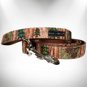 Nature-Lover Leads (Color: Into The Woods, size: Regular Lead 1" Width- 5' Length)