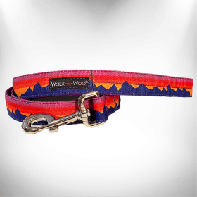 Dog Leash (Color: Mountain Purple, size: Thin 5/8" Width- 5' Long)