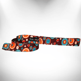 Martini Dog Leads (Color: Chocolate, size: Thin Lead 5/8" Width- 5' Length)