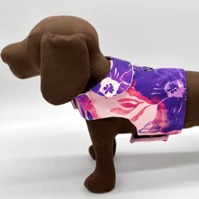 DCNY Purple Hibiscus Vest (size: Sm)