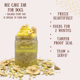 Layered Pawty Cake Jars (Option: Strawberry Crunch)