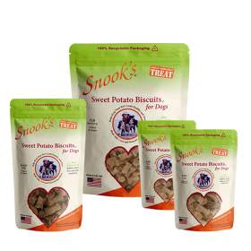 Sweet Potato Dog Biscuits - Small, biscuit-size pieces (size: 4Oz)