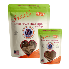 Sweet Potato Dog Steak Fries - Steak Fry shaped pieces (size: 5Lb)