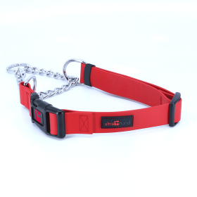 Play Martingale Collar (Color: Red, size: 16"-22" X 1")