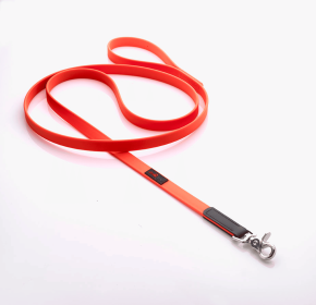 Boss Regular Leash (Color: Orange, size: 3/4" X 6')