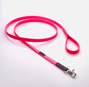 Boss Regular Leash (Color: Pink, size: 5/8" X 6')