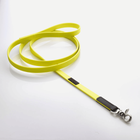 Boss Regular Leash (Color: Yellow, size: 3/4" X 6')