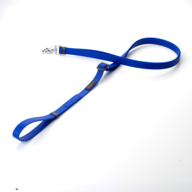 Boss Adjustable Leash (Color: Blue, size: 5/8" X 4'-6')
