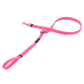 Boss Adjustable Leash (Color: Pink, size: 5/8" X 4'-6')