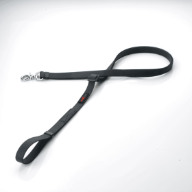 Boss Adjustable Leash (Color: Black, size: 3/4" X 4'-6')