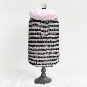 Annabella Dog Coat (Color: Platinum, size: Sm)