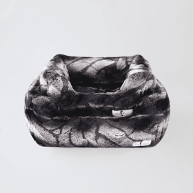 Deluxe Dog Bed (Color: Chinchilla, size: large)