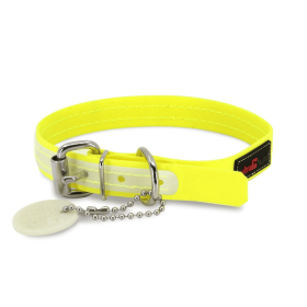 Play Glow Collar (Color: Yellow, size: 3/4"X14")