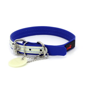 Play Glow Collar (Color: Blue, size: 3/4"X16")