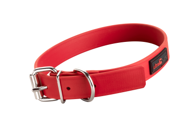 Play Regular Collar (Color: Red, size: 24"X1")