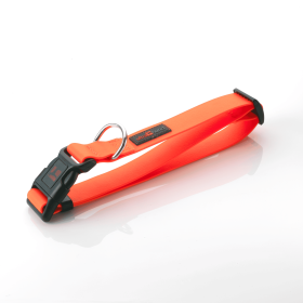 Play Adjustable Collar (Color: Orange, size: 12"-16"X3/4" Wide)