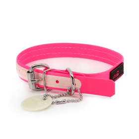 Play Glow Collar (Color: Pink, size: 3/4"X10")