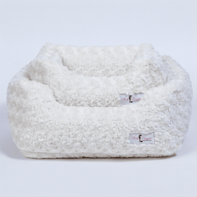 Rosebud Cream Bed (Color: Cream, size: large)