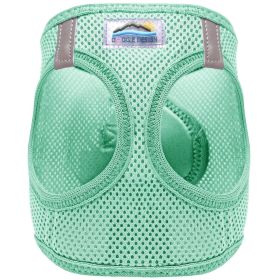 American River Solid Ultra Choke Free Dog Harness (Color: Teal, size: large)